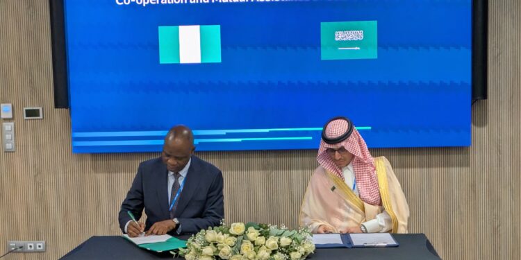 Nigeria, Saudi Arabia Customs sign historic cooperation agreement at WCO Council session in Brussels