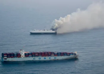 Cargo ship carrying 3,000 new vehicles sinks off Alaska weeks after catching fire