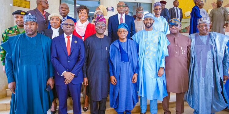 Oyetola inaugurates Governing Boards of NIMASA and NIWA, charges members to uphold national interest