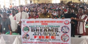 NDLEA educates freshers at Uniben in drug abuse