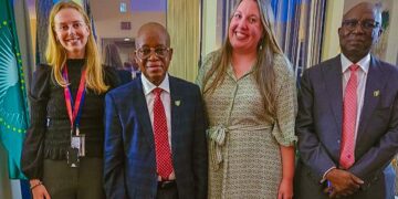 Oyetola takes Nigeria’s IMO Council campaign to New York, courts African UN Envoys