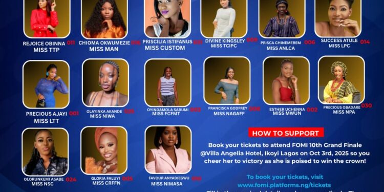 FOMI 2025 grand finale in top gear as finalists canvass for support