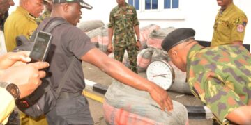 Navy intercepts van laden with 840kg of cannabis in Lagos
