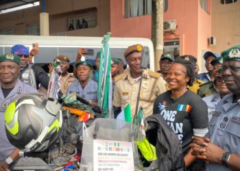 Nigeria Customs’ Akpevwe Ogboru rides ‘Rocky’ to victory in 72-day solo Nigeria–Belgium–Nigeria journey