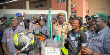 Nigeria Customs’ Akpevwe Ogboru rides ‘Rocky’ to victory in 72-day solo Nigeria–Belgium–Nigeria journey