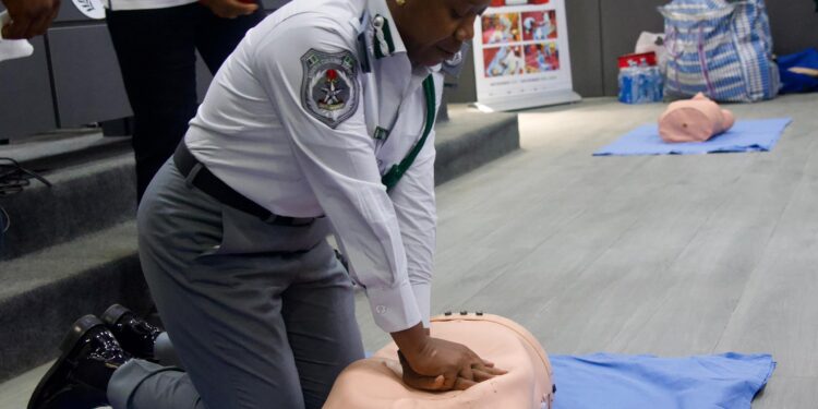 Customs medical team trains Apapa Area Command Officers on first aid