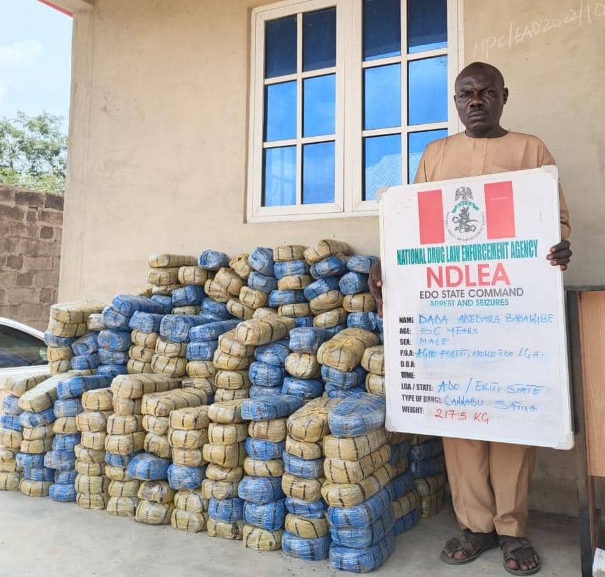 NDLEA Edo Command cracks down on drug cartels