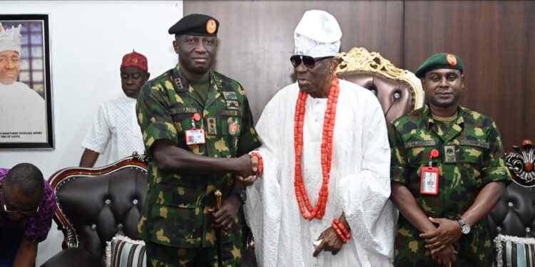 COAS visits Oba of Lagos, solicits traditional support for military operations
