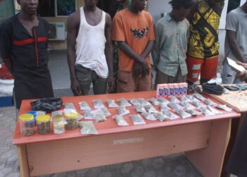 NAF hands over drug suspects, seized narcotics to NDLEA