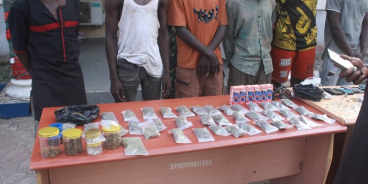 NAF hands over drug suspects, seized narcotics to NDLEA