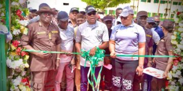 Customs commissions classroom block in Kirikiri Correctional Centre