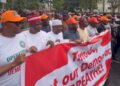 Atiku, Mark, Obi, Kwankwaso, Aregbesola, Amaechi, others lead ADC #OccupyINEC Protest in Abuja