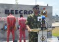 NNS Beecroft hands over three suspected stowaways to Immigration Service in Lagos