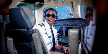 Customs celebrates first female Pilot for obtaining commercial multi-engine license