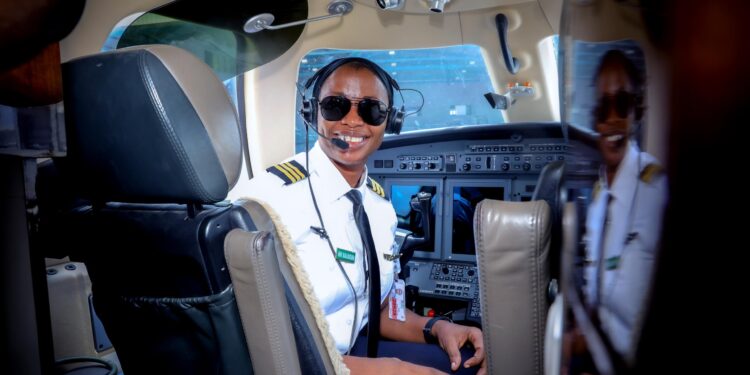 Customs celebrates first female Pilot for obtaining commercial multi-engine license