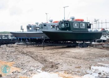 Tantita strengthens maritime security with 15 gunboats handed over to Nigeria’s Military