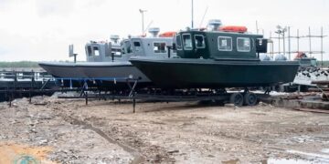 Tantita strengthens maritime security with 15 gunboats handed over to Nigeria’s Military
