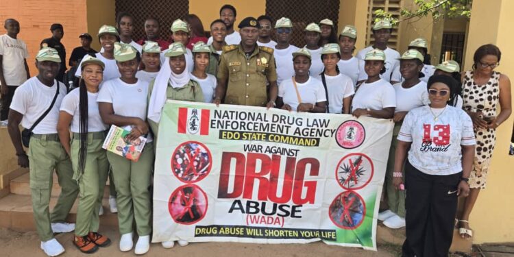 NYSC Drug-free Club members trained as Anti-drug Abuse Advocates in Edo State