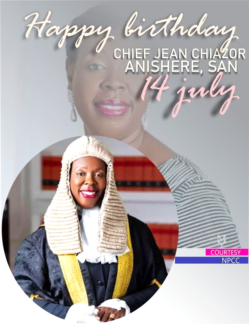 Happy Birthday Jean Chiazor Anishere, SAN!