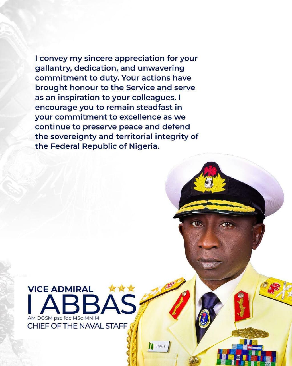 Naval Chief commends Special Boat Service operatives for gallantry in Oyo Rescue Mission