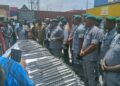 TinCan Island Customs Command intercepts 204 pump-action rifles concealed in household goods