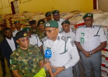 Navy, Customs intercept four boats conveying 518 bags of suspected smuggled rice in Badagry